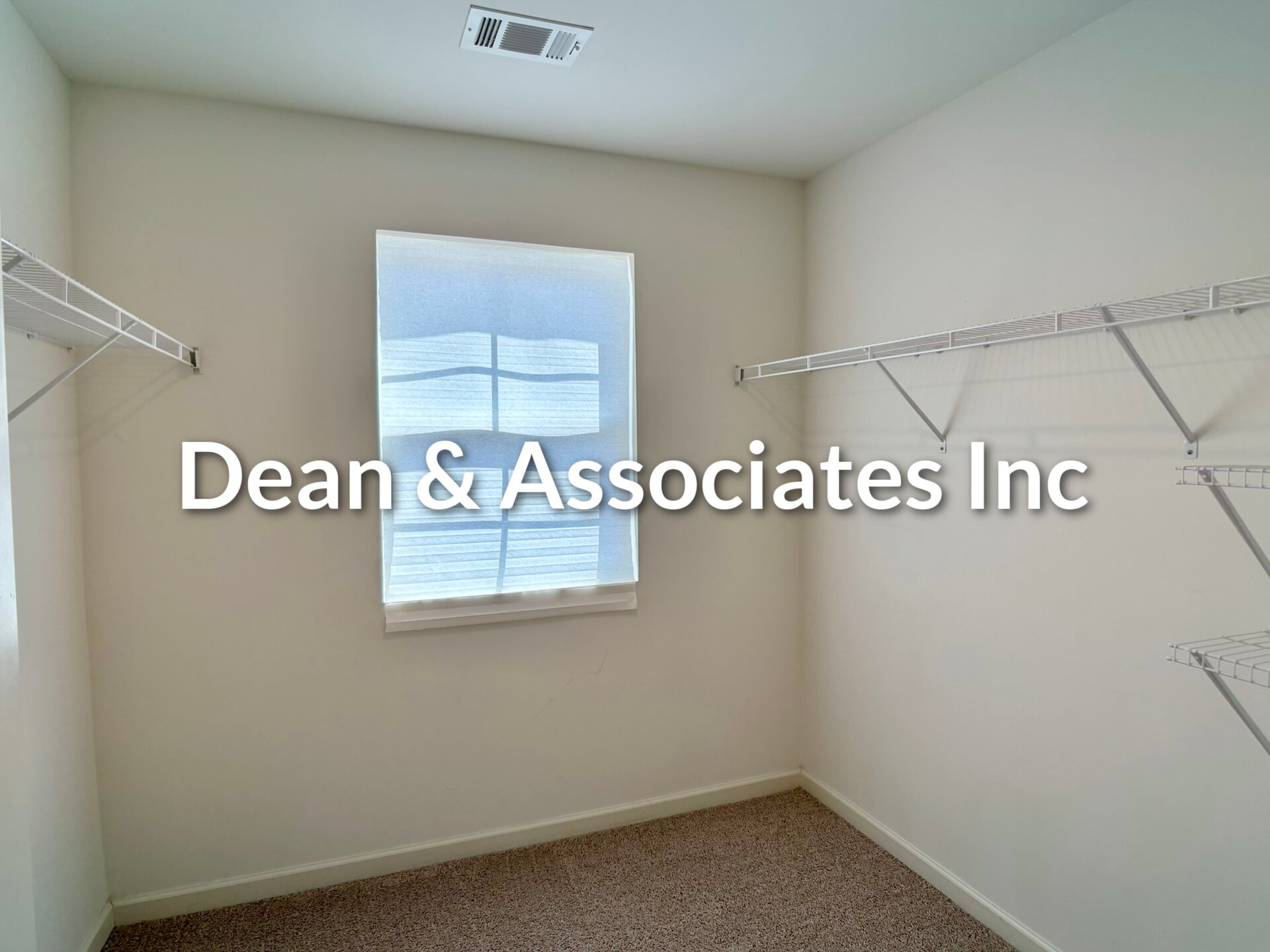Walk-in primary closet with wire shelving at 464 Crossbridge Rd, Chelsea, Alabama rental home