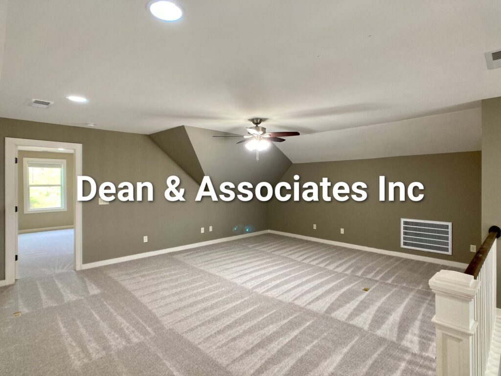 Upstairs bonus room with vaulted dormer ceiling at 472 Lake Chelsea Way rental home