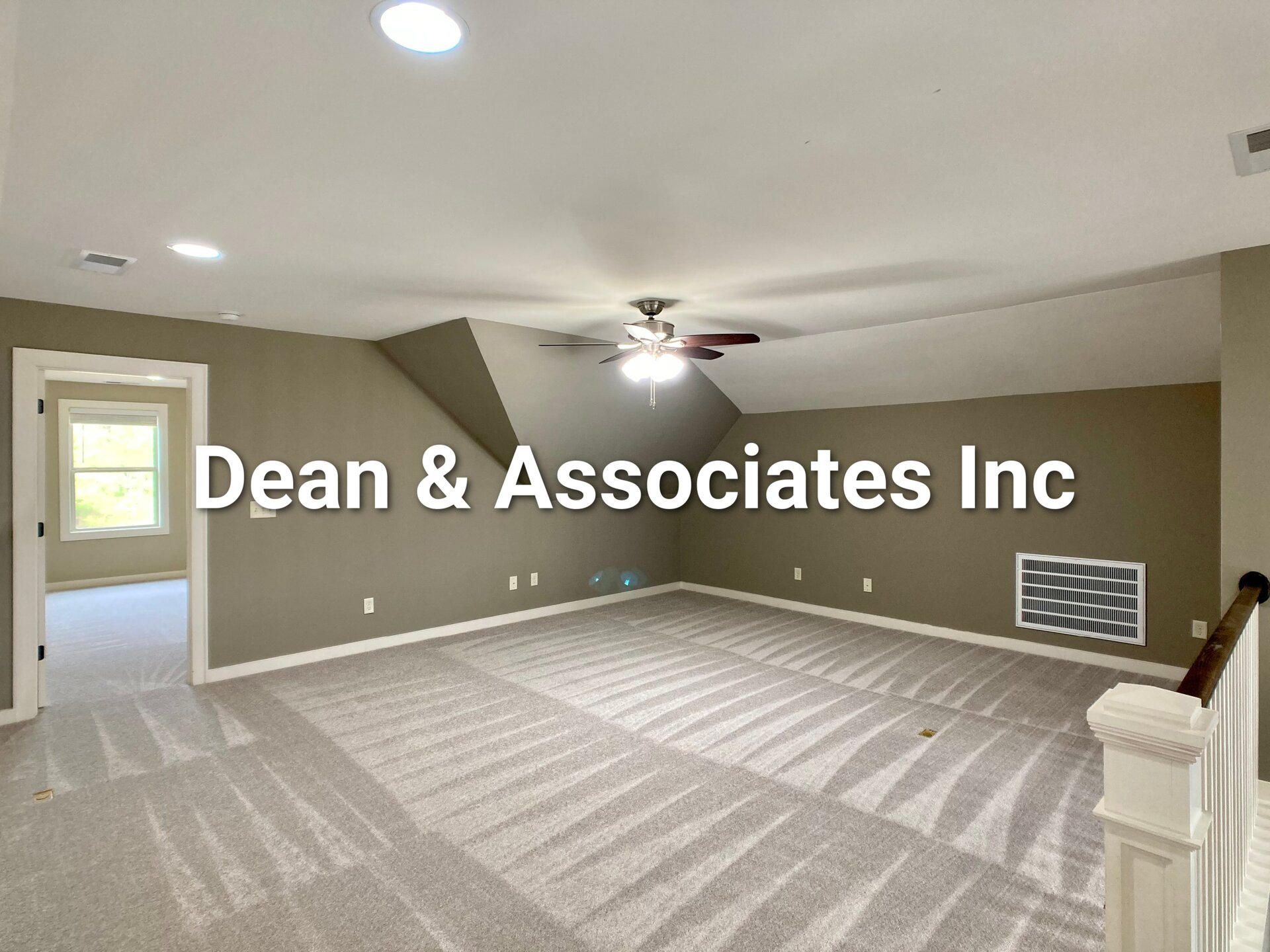 Upstairs bonus room with vaulted dormer ceiling at 472 Lake Chelsea Way rental home